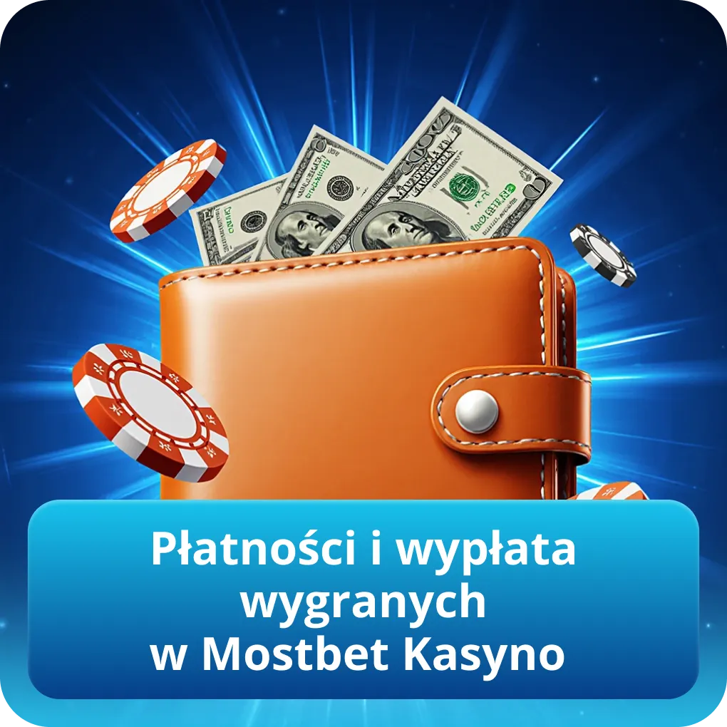 Płatności i wypłata wygranych w Mostbet Kasyno